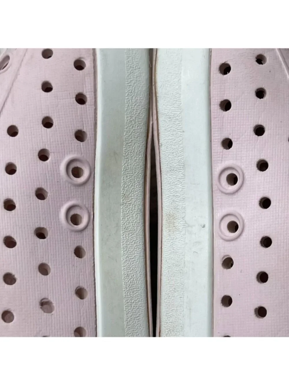Native Jefferson Shoes Kids Size 9 Pink Slip On Perforated Water Sneakers Toddle